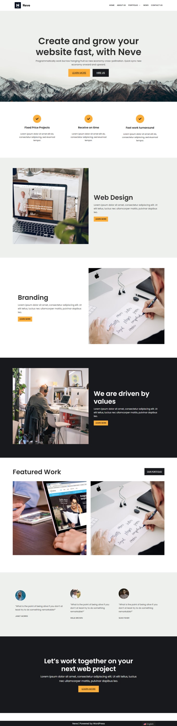 Create eye catching responsive landing page html css javascript by ...