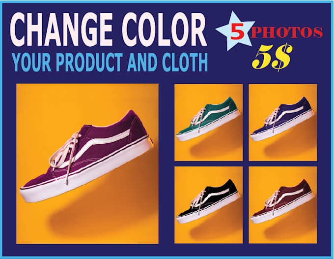 product images color change and background remove
