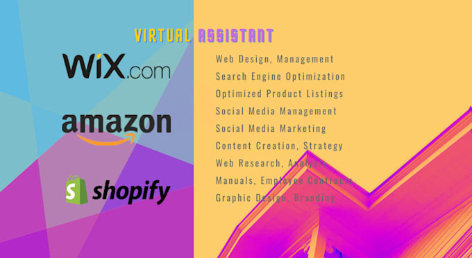 be ecommerce virtual assistant for amazon etsy wix shopify
