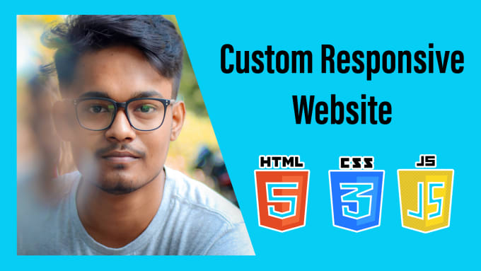 Build custom websites using html css and javascript by Kritarthap | Fiverr