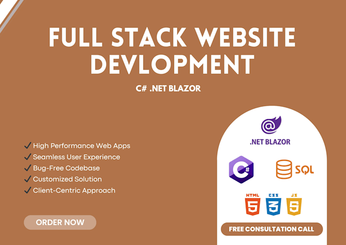 develop asp dot net web applications using c sharp and blazor