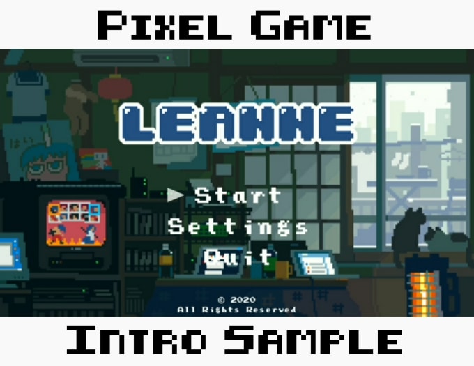 do pixel game intro for your youtube channel