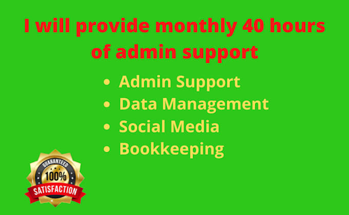provide monthly general assistance for your business
