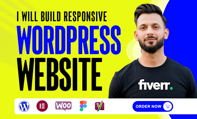 build responsive wordpress website design and development