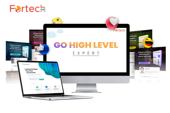 Build Go High Level Funnel And Gohighlevel Landing Page By Fortechnet 