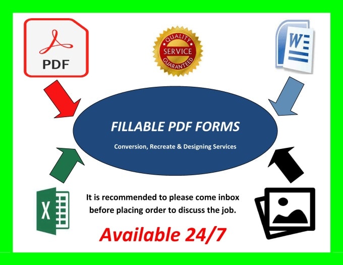 Convert your word document to fillable pdf by Insourceconnect Fiverr