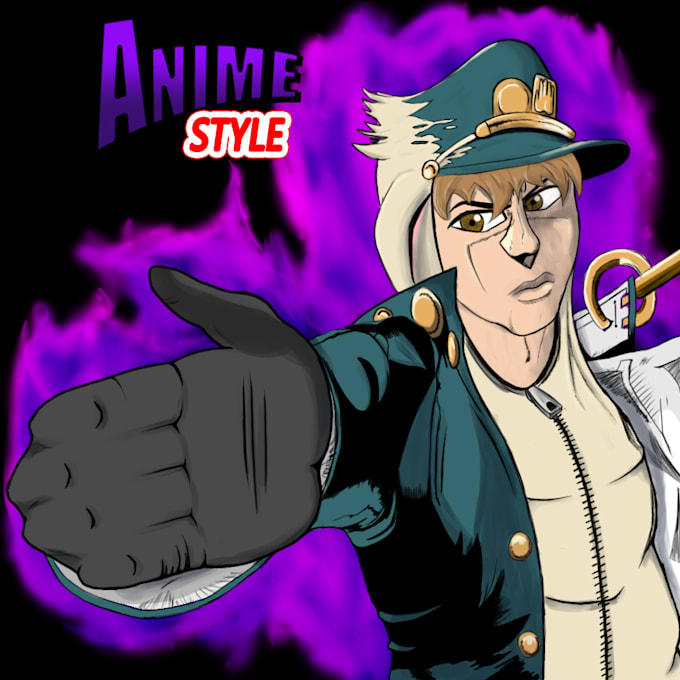 Draw Your Character In A Jojo Art Style Raul Walters Phantom blood and part two: jojo art style raul walters