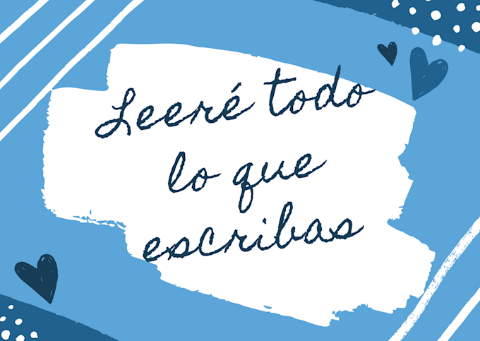 seré el lector beta de todo lo que escribas