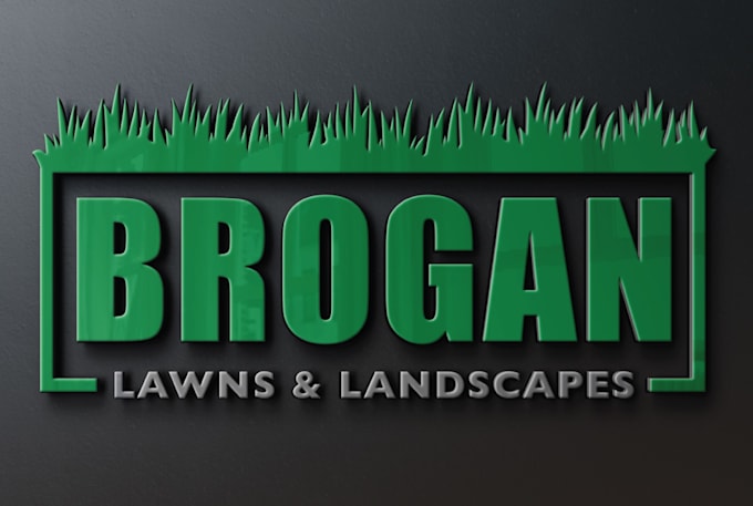 design a lawn care logo design landscaping design