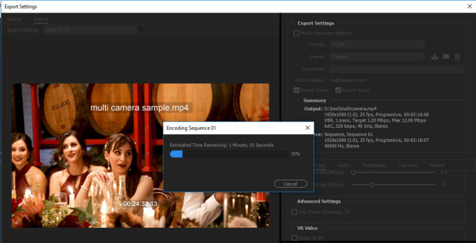 do your wedding multi camera edit for best price