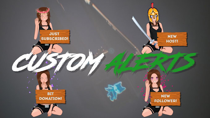 create animated twitch emotes and custom alerts for your stream