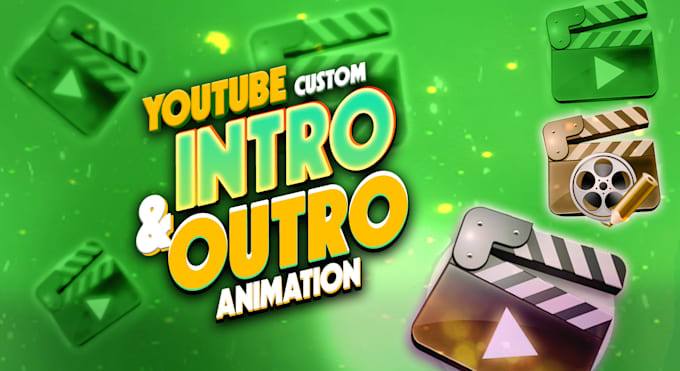 create logo animation, intro and outro for youtube