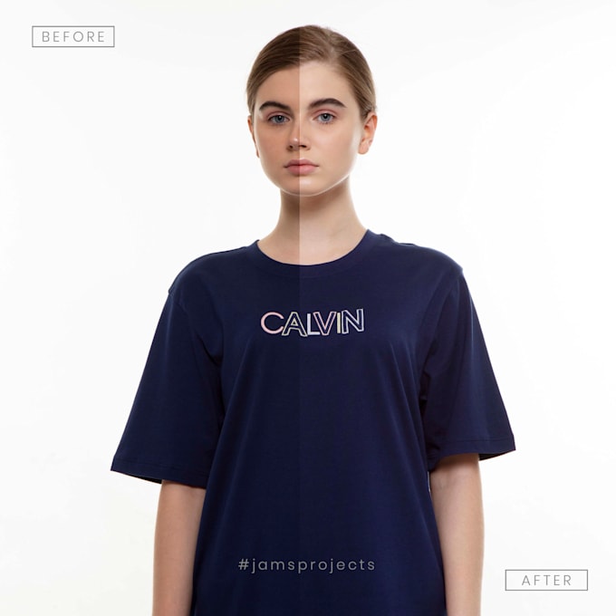 remove background and retouching model products