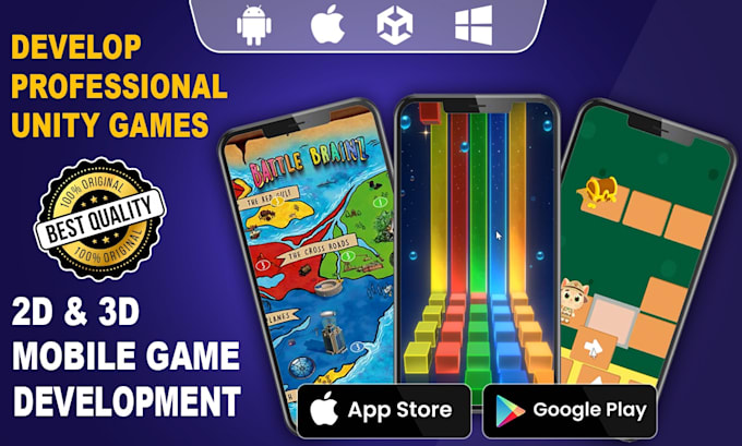 do hyper casual game development with unity multiplayer 2d and 3d game