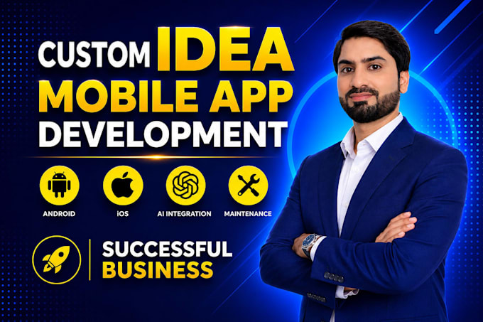 develop a custom mobile app for startup