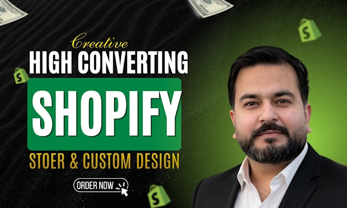 design, redesign shopify website or shopify dropshipping store