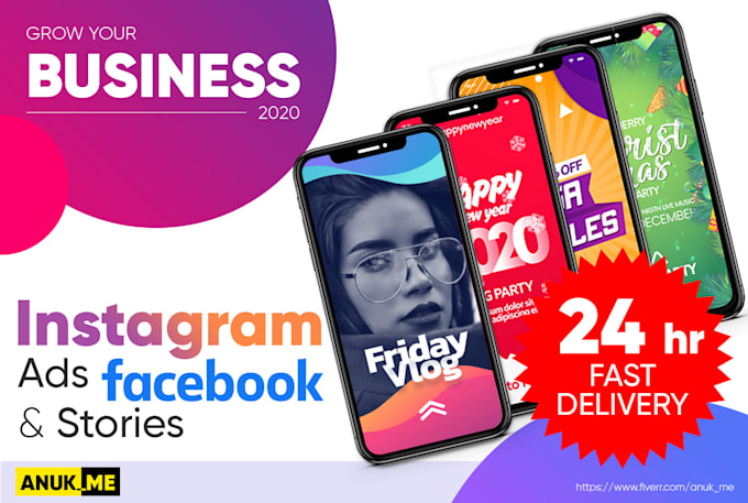 create 3 short video ads for facebook, instagram, tiktok