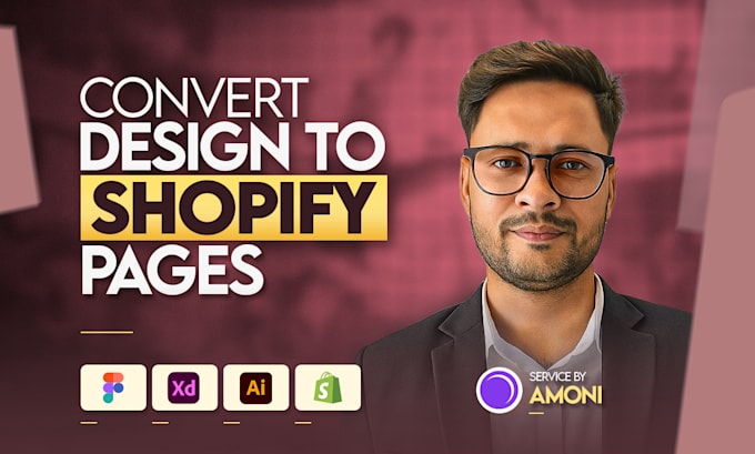 convert figma PSD xd ai sketch design to shopify website