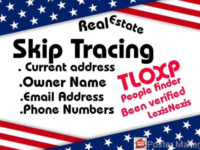 Hire a freelancer to offer skip tracing service for your real estate business