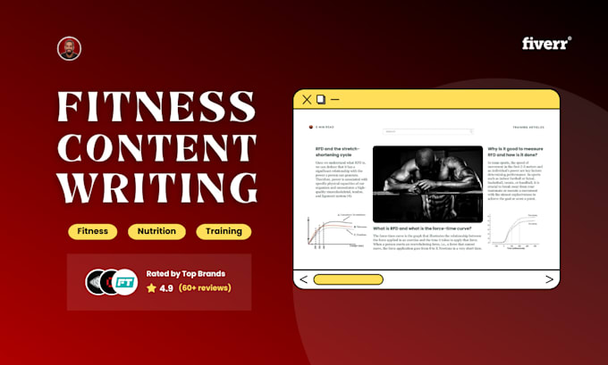 write content on fitness, nutrition, and training