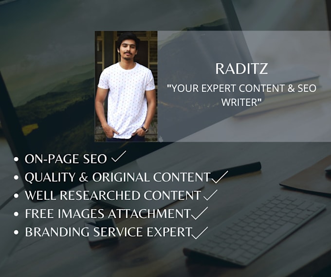 write landing page content
