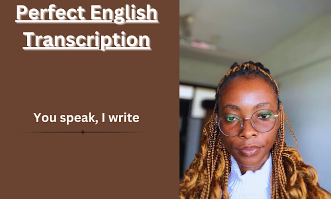 accurately transcribe your video or audio in english quickly