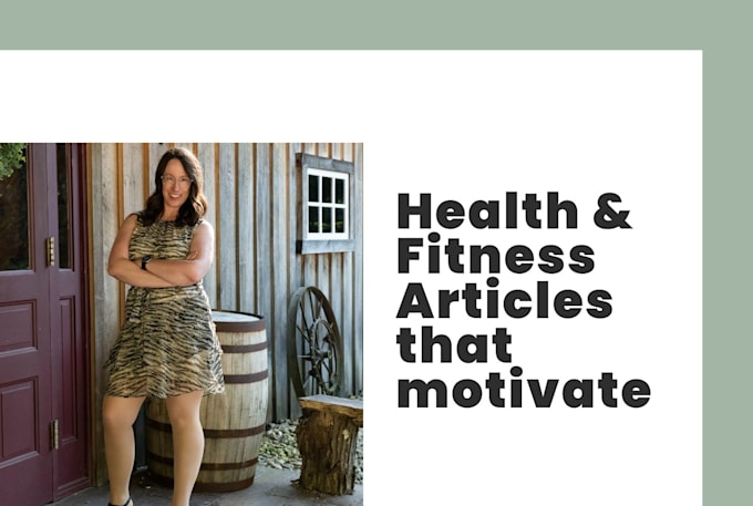 write your health and fitness article