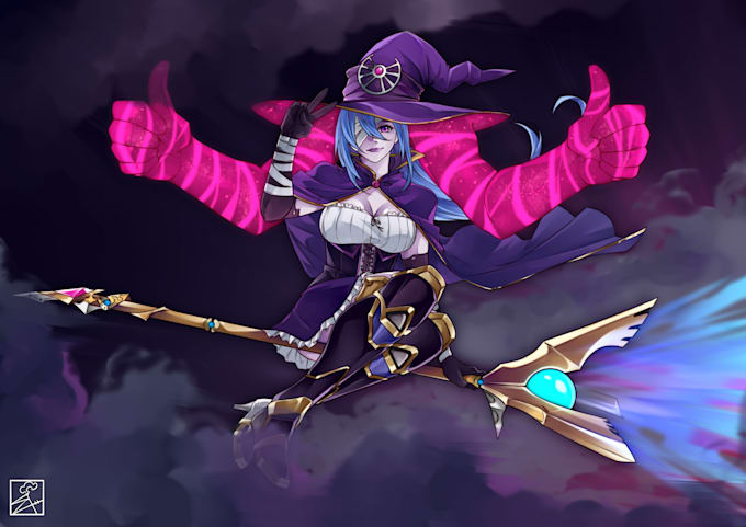 draw you anime style art illustration