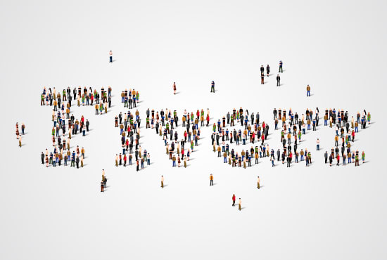 convert your text and shape in to a beautiful crowd