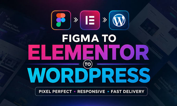 transform figma design into editable elementor wordpress site expert