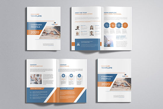 Hire a freelancer to design business brochure company profile, flyer and proposal