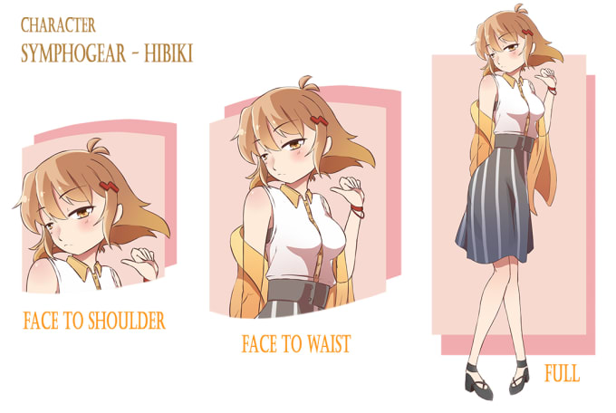 Draw Your Anime Girl Or Ocs With Your Own Fashion Style By Ao Nekochii Fiverr