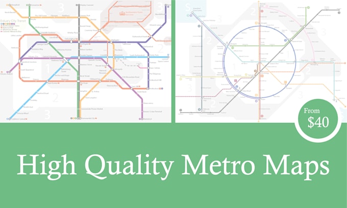 Design a custom transit diagram or metro map design for you by ...