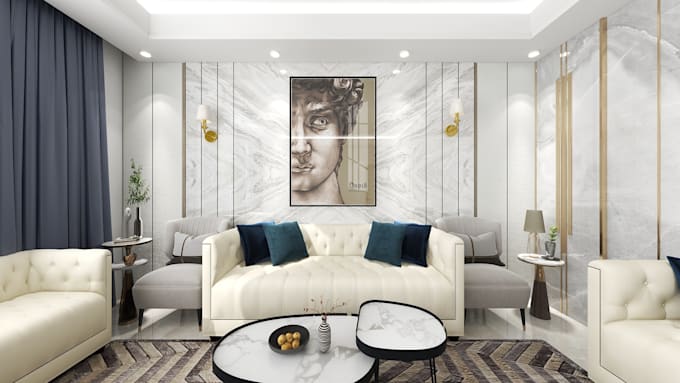 do modern and minimal interior design and decoration