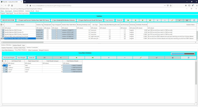 perform fuzzy data matching, cleansing and merging of spreadsheets and csv files