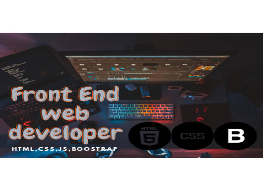 Be your front end web developer, html, css, js, bootstrap by It_ians ...