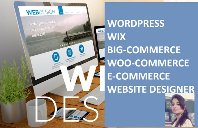 design wix website and landing page