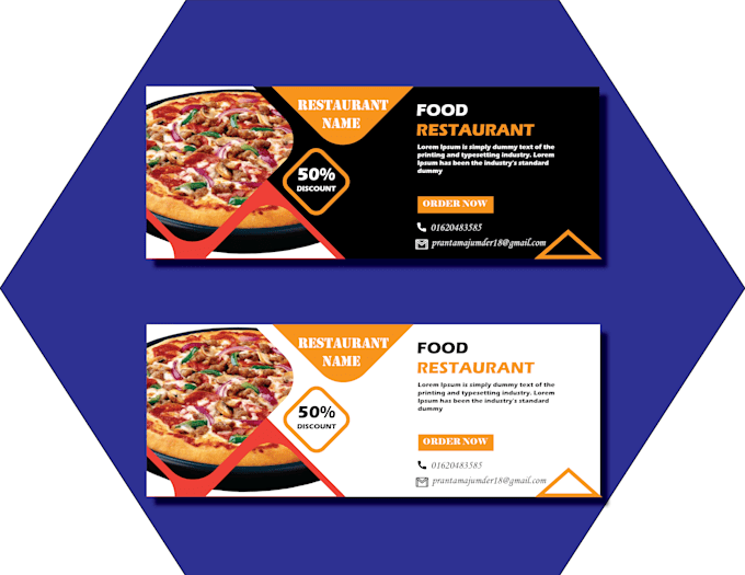 make a creative banner design for you