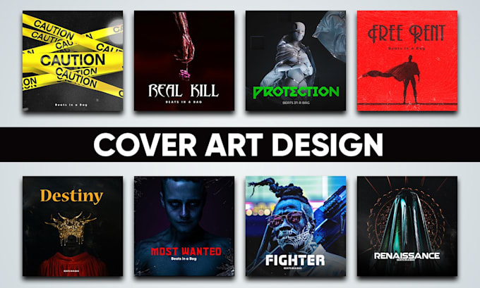 design a spotify album cover art for your songs