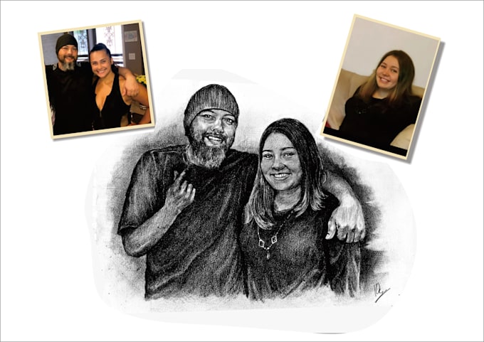 draw your photo with a pencil