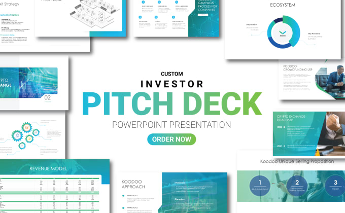 Hire a freelancer to design premium pitch deck and powerpoint presentation