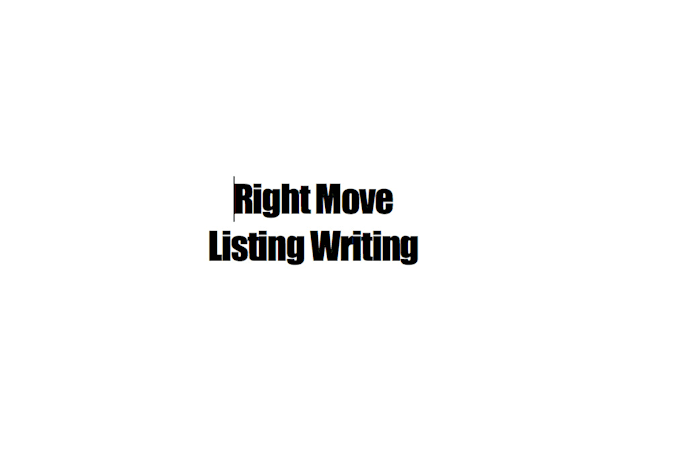write your right move property listing