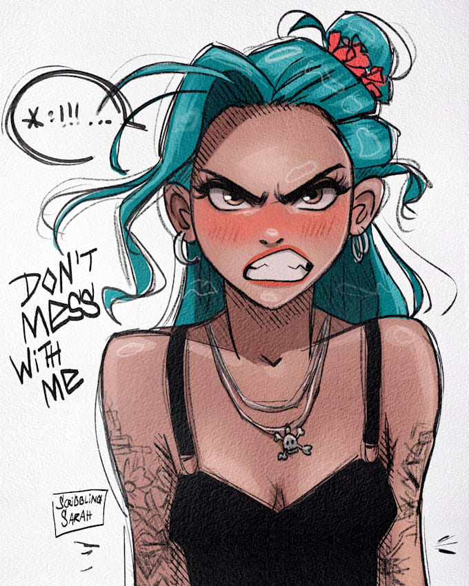draw your 2d illustration