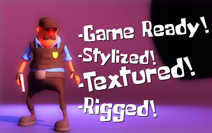 create a low poly character for your indie game