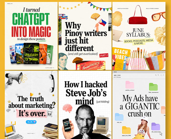 create editable canva templates, instagram posts, linkedin carosuels that sell