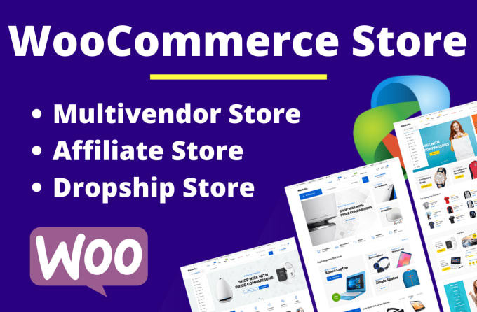 design your webshop or wordpress  woocommerce store or online store
