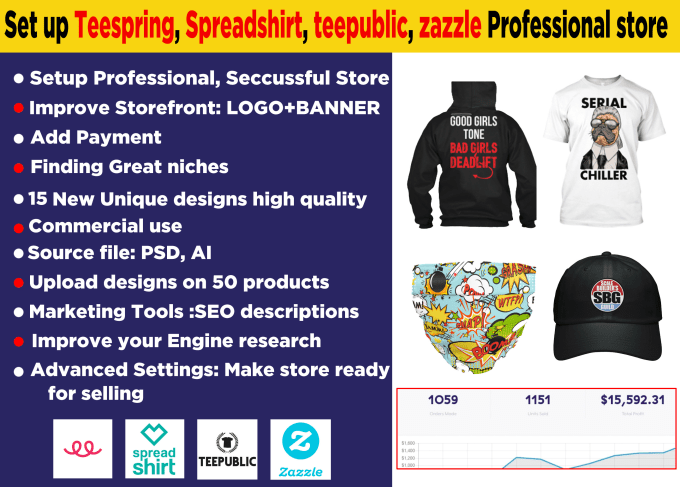 teespring or spreadshirt