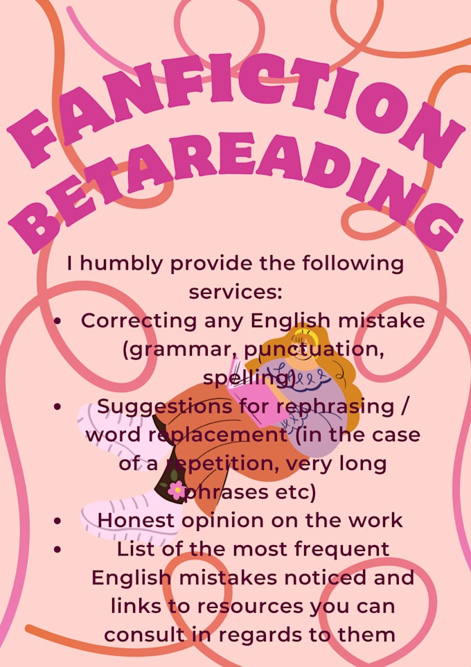 beta read fanfictions for you