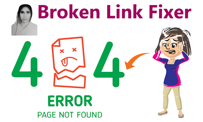 fix 404 errors, htaccess 301 redirect, broken links on any site
