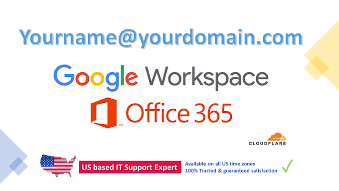 setup google workspace or office 365 business email